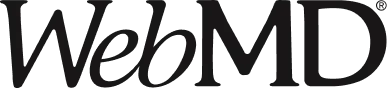 Black WebMD logo